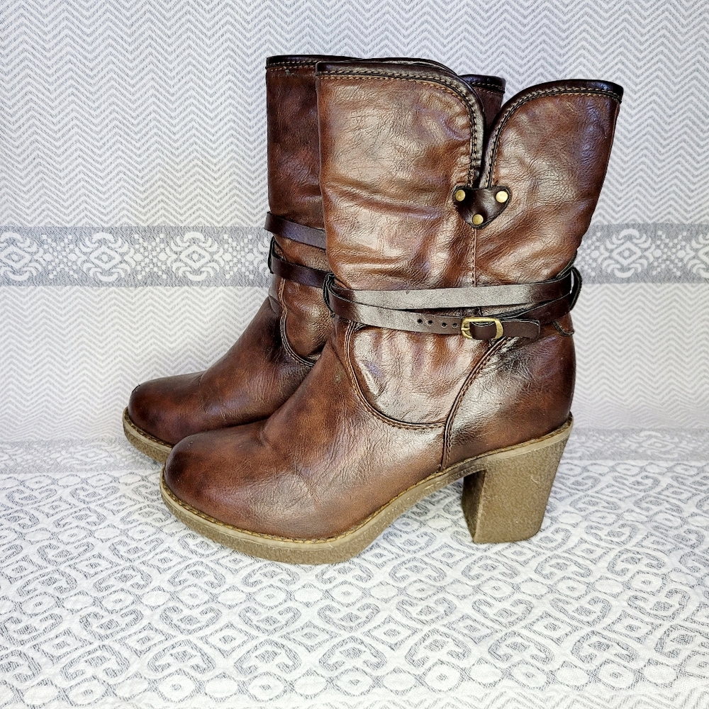 Booties wide ankle comfortable